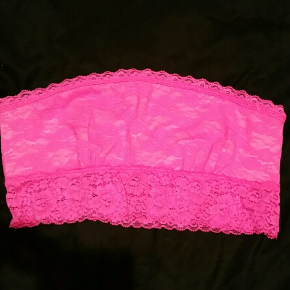 Pink lace vs bandeau
