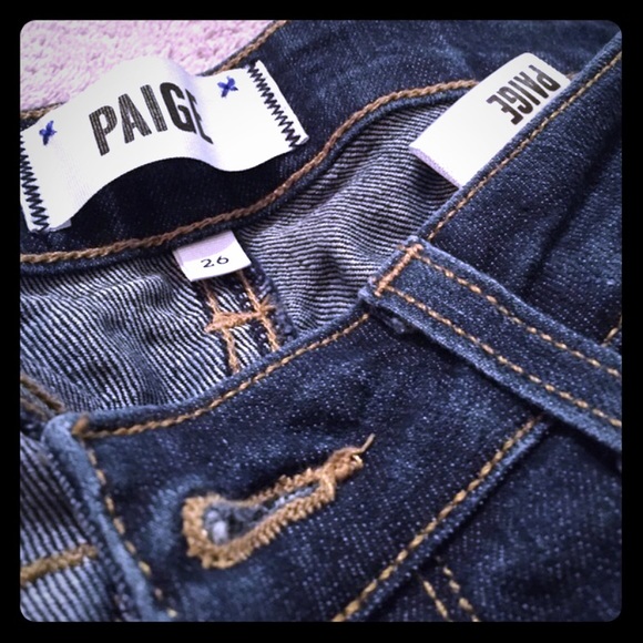 Paige peg skinny jeans 26