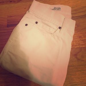 GAP white corduroy legging jeans