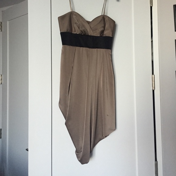 Bcbg strapless dress