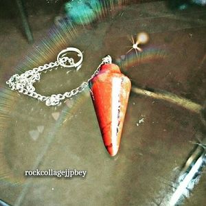 Carnelian pendulum