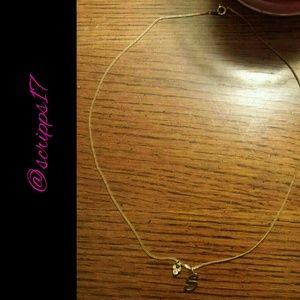 *RESERVED* Mickey Ears and letter S necklace