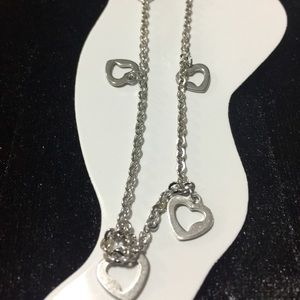 Heart Shape Chain Anklet