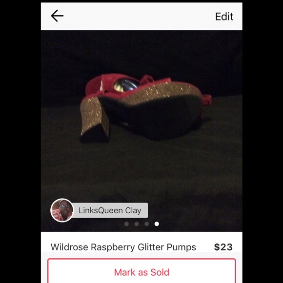 🌺Wild Rose Raspberry Chucky Heels🌺 - Picture 4 of 4