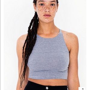 Grey crop top