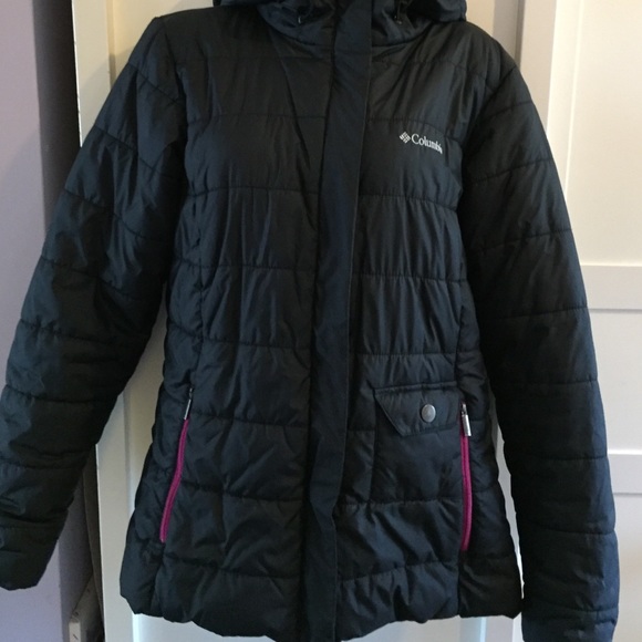 Columbia Jackets & Blazers - Women's Medium Columbia Black Hooded Jacket