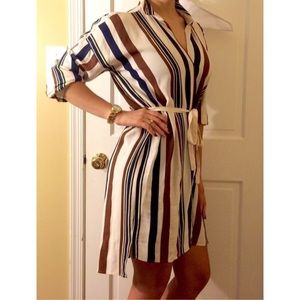 Topshop Striped Dress