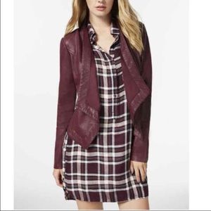 Burgundy Leather Jacket