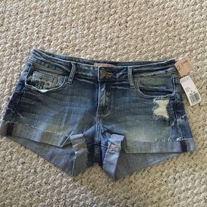 Destroyed Denim Shorts