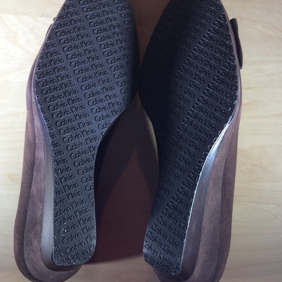 Calvin Klein Brown Wedges - Picture 4 of 4