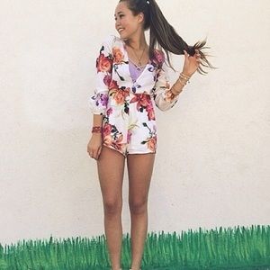 LF Floral Romper