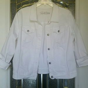 White Jean Jacket *PRICED AT MY LOWEST*