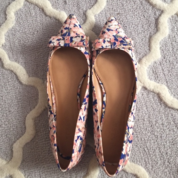 J. Crew Floral Flats
