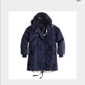 J. Crew Resin-coated cotton twill jacket