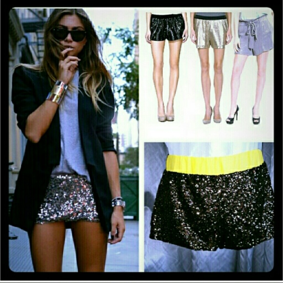 Pants - Sexy Brown sequin shorts!