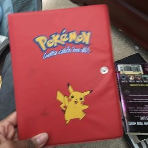 Pokemon cards and cards case.