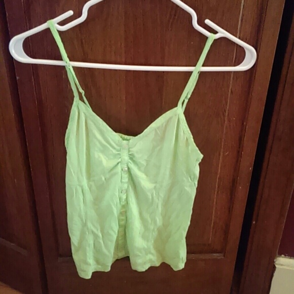 Lime green aerie tank top small