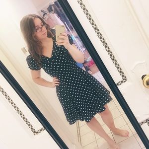 Black and White Polka Dot Dress