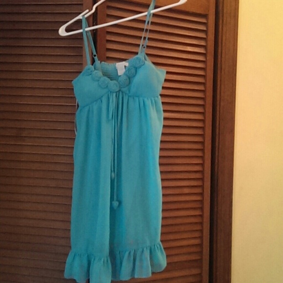 Charlotte russe turquise dress size 1
