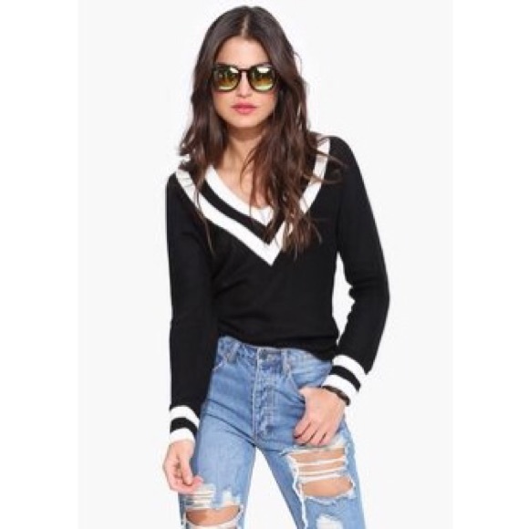 Nasty Gal Sweaters - Borrowed from the boy's varsity sweater