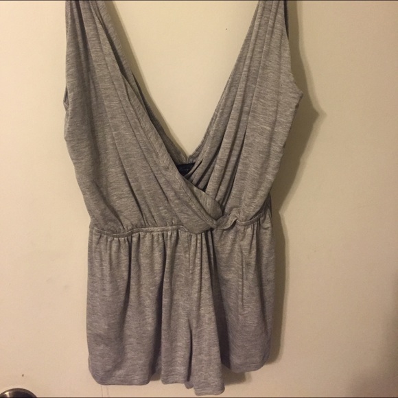 Nasty Gal Dresses & Skirts - Nasty Gal Gray Romper
