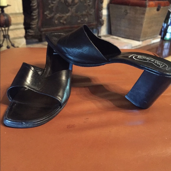 ❤️Free Lance Black Heels/Mules size 8.5