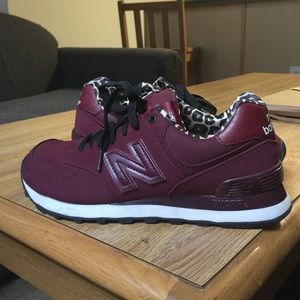 Size 7 Burgundy New Balance