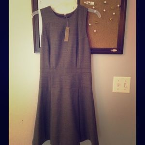 J.Crew grey suiting dress
