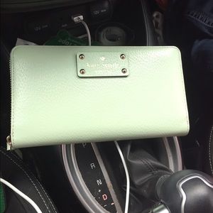 Mint mijito Kate spade wallet