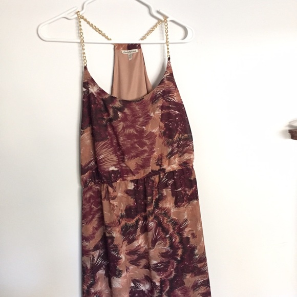Gorgeous Maxi Dress with gold chain detail