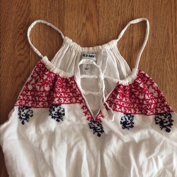🔴SOLD🔴Red, white and blue Old Navy dress - Picture 2 of 3