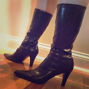 Brown Apostrophe Boots!