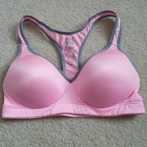 VS PINK racer back sports bra