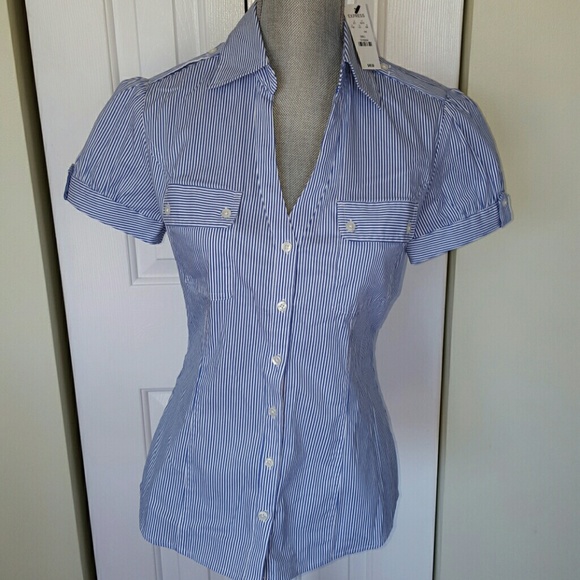 Express buttoned down blouse