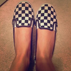 Petite Vans slip ons
