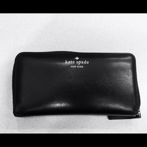 Kate Spade Black Leather Wallet