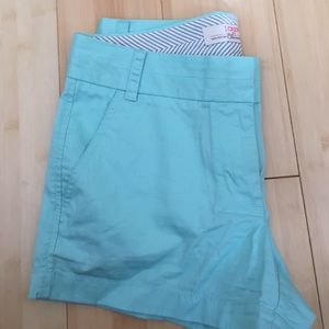 Sea foam JCrew Chino Shorts sz. 0
