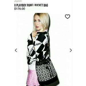Joy Rich x Play Boy panel bucket bag
