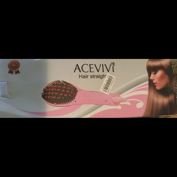 Acevivi hair straightener brush.