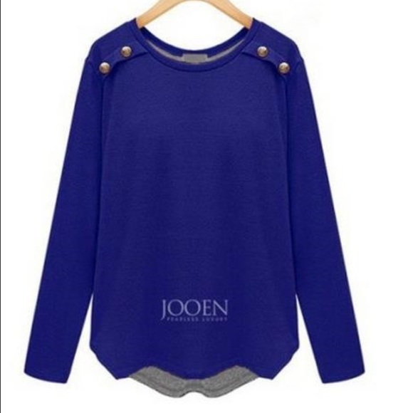 Loose asymmetrical sweater