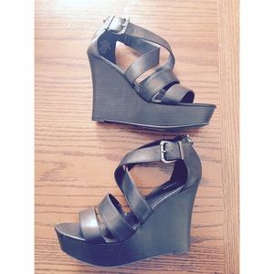Strappy Wedges