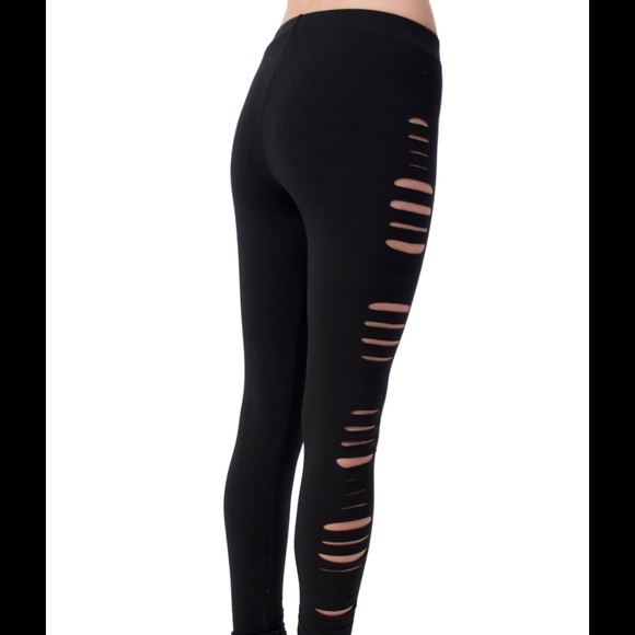 Side slit leggings - Picture 2 of 3