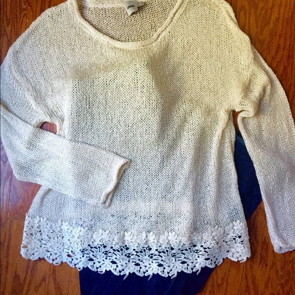 ASOS Knitted Sweater with Lace