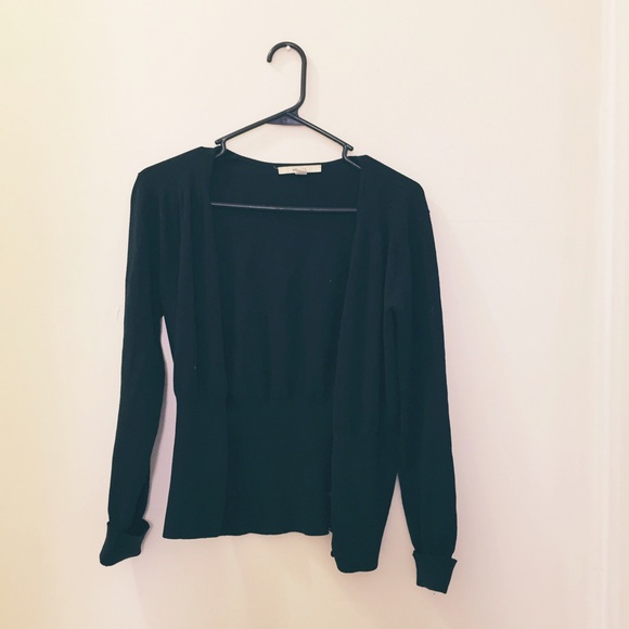 Black Knit Cardigan