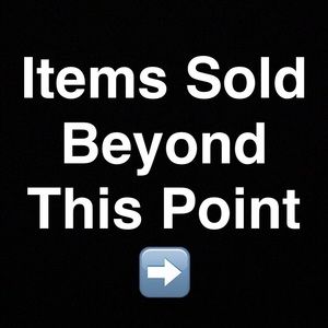 Everything after this post has been sold!