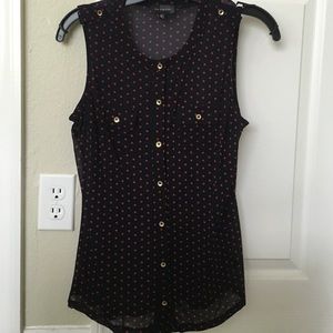 Polka dot (Navy with red dots) Limited work top