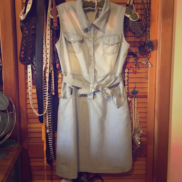 Denim dress