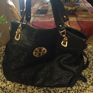 Large black handbag