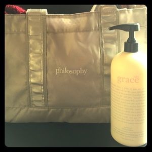 Cool philosophy bag with philosophy lip gloss