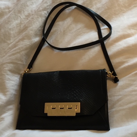 ZAC Zac Posen Black Eartha Envelope Bag